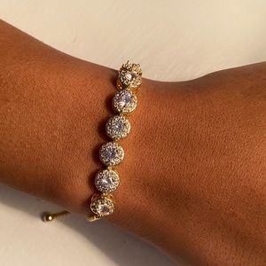 PANDORA gold adjustable bracelet
